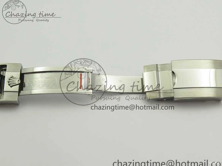 Daytona SS 1:1 Edition Noob Strap Black Best Rubber (Free SA4130 on Dial 904L Blue Extra Case Strap) 116519 0411